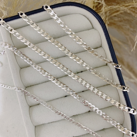 Pulseira Groumet Em Prata 925