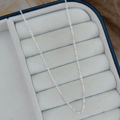 Corrente Elo Cadeado P 45cm Em Prata 925 - comprar online