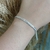 Pulseira Groumet Duplo 4mm Em Prata 925