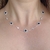 Choker 5 Trevos Ônix Cravejados Van Clef E Zircônias Em Prata 925