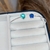 Bracelete Turmalina Verde e Azul Em Prata 925 - comprar online