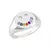 Anel Smile Colorido Em Prata 925 - loja online