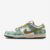 Dunk Low SB X Alexis Sablone "Pro White and Pacific Moss" Verde