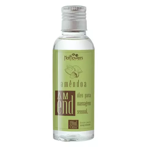 AMEND ÓLEO DE AMÊNDOA PARA MASSAGEM SENSUAL 120ML HOT FLOWERS