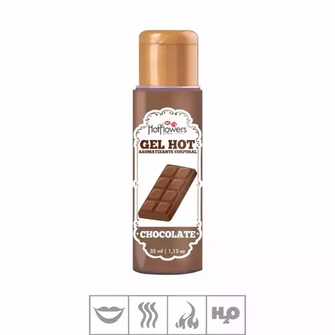 GEL COMESTÍVEL AROMATIZANTE CHOCOLATE HOT 35ML HOT FLOWERS
