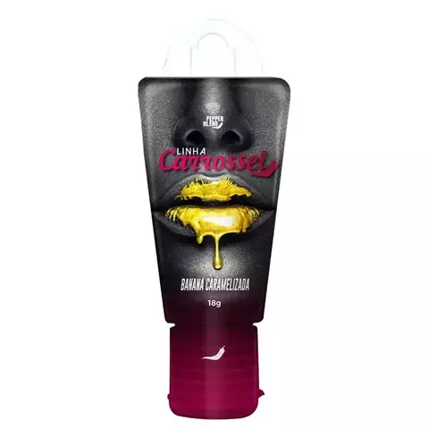 CALDA COMESTÍVEL GLITTER CARROSSEL PEPPER BLEND BANANA CARAMELIZADA