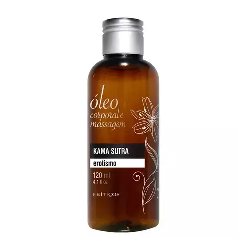 ÓLEO DE MASSAGEM CORPORAL KAMA SUTHRA 120ML - FEITIÇOS AROMATICOS