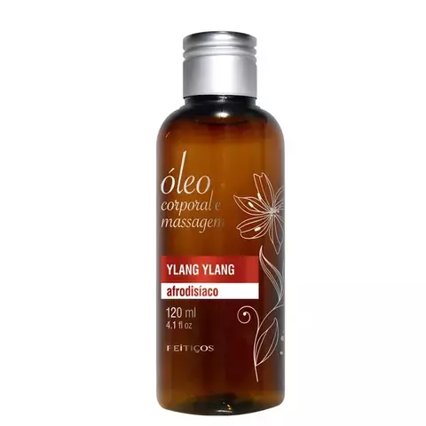 ÓLEO DE MASSAGEM CORPORAL YLANG YLANG 120ML - FEITIÇOS AROMATICOS