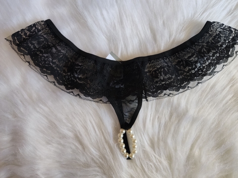 CALCINHA TAILANDESA JUJU DELICIA LINGERIE PRETO