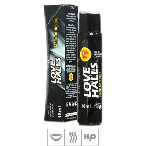 LOVE HALLS GEL REFRESCANTE BLACK ICE BEIJÁVEL 18ML SECRET LOVE
