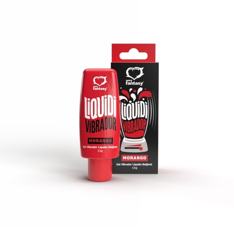 EXCITANTE UNISSEX MORANGO LIQUIDI VIBRADOR 15G