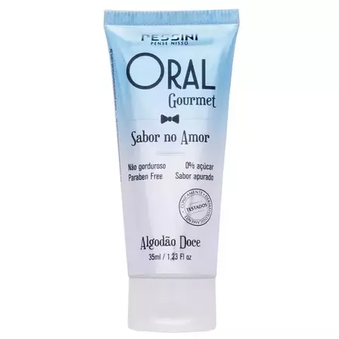 ORAL GOURMET SABOR DO AMOR 45G PESSINI ALGODÃO DOCE