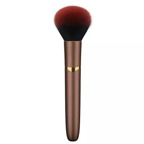 VIBRADOR PINCEL BLUSH PRO 7 VIBRAÇÕES MARROM GENERAL IMPORT