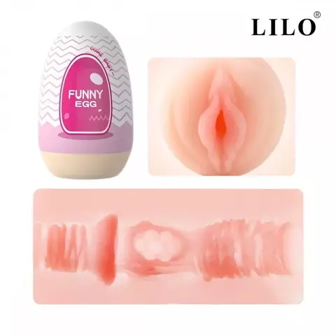MASTURBADOR FUNNY EGG EM CYBERSKIN LILO PINK GENERAL IMPORT
