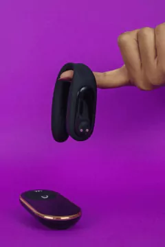 Baud Vibrador de Casal com Controle Remoto Recarregável