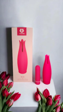 Vibrador Tulipa 2 em 1 Recarregável - comprar online