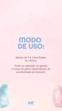 Vibration Algodão Doce Vibrador Power Liquido Excitante e Comestível INTT 17ml - Sex Shop Uh Lá Lá | Sex Shop Em Cuiabá 