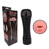 Masturbador Lanterna com Vibro Masculino Boca - Oral