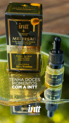 Meltesão Estimulante Unissex Esquenta, Pulsa e Vibra INTT 12 ml