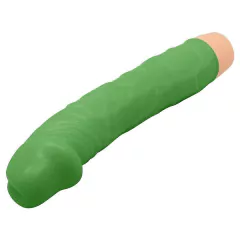 Prótese Realística Verde com Vibro em Silicone 22,5cmx 4,5cm na internet