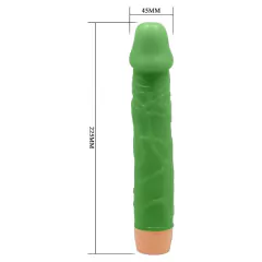 Prótese Realística Verde com Vibro em Silicone 22,5cmx 4,5cm - comprar online