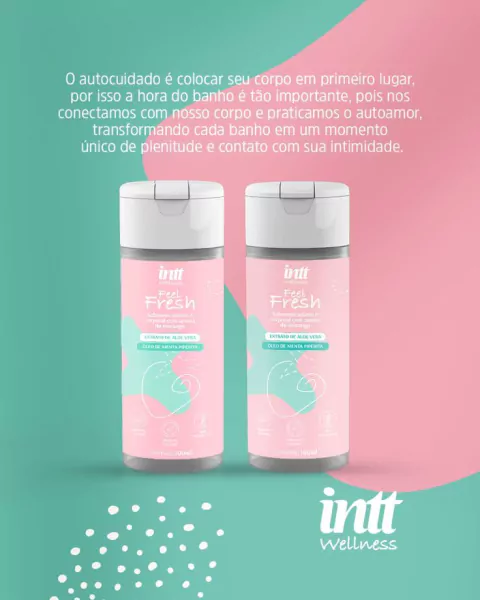 Sabonete Intimo Feel Fresh Morango Intt Wellness 100ml