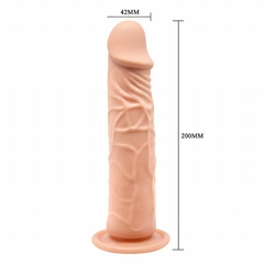 Prótese Realística com Ventosa 20,0 X 4,2 cm - loja online