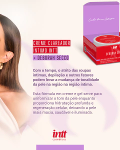 Clareador Íntimo Hidratante e Calmante Deborah Secco INTT 50g - comprar online