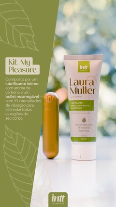Kit My Pleasure Laura Muller Lubrificante + Bullet - comprar online