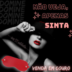 Venda Tapa Olhos em Couro Sintético - comprar online