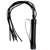 Chicote Preto Dominatrixxx 8 Tiras 40cm