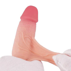 Prótese Super Realística com Dupla Camada e Ventosa Removível 18,5 cm - Sex Shop Uh Lá Lá | Sex Shop Em Cuiabá 