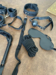 Kit Sado Bandage BDSM 2 com 8 peças - Sex Shop Uh Lá Lá | Sex Shop Em Cuiabá 