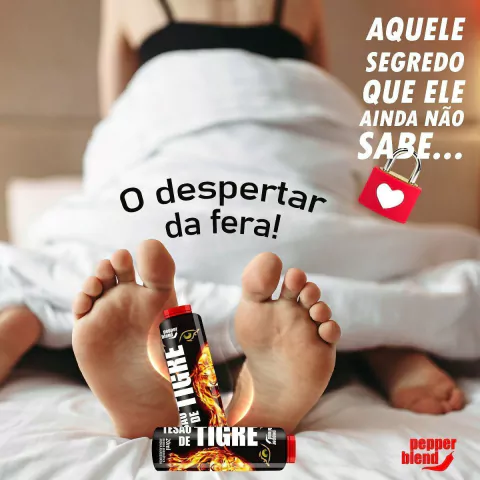 Tesão de Tigre Excitante e Energético Afrodisíaco Via Oral Unissex 20ml