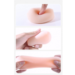 Funny Egg Masturbador em Formato de Boca Cyberskin -  Uh La La Sex Shop Em Cuiabá 