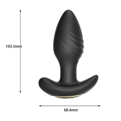 Plug Anal M Vibrador Via Aplicativo Mundial