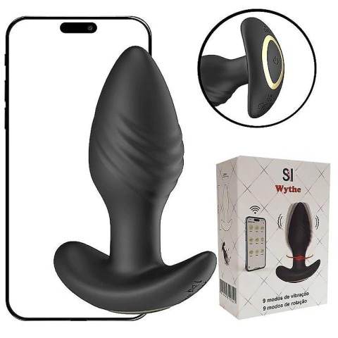 Plug Anal M Vibrador Via Aplicativo Mundial - comprar online