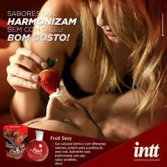 Fruit Sexy Morango com Champanhe Gel Beijável Intt 40ml