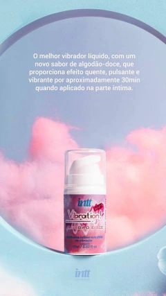 Vibration Algodão Doce Vibrador Power Liquido Excitante e Comestível INTT 17ml na internet