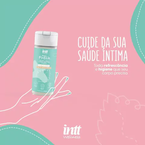 Sabonete Intimo Menta Feel Fresh Wellness INTT 100ml