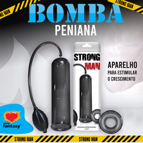 Bomba Peniana Manual Strong Man Fumê Sexy Fantasy