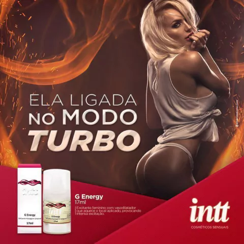 G Energy Vasodilatador e Excitante Feminino Intt 17g