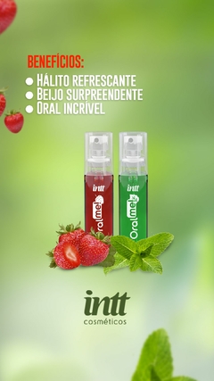 Oral Me Aromatizador Bucal Refrescante INTT 15ml -  Uh La La Sex Shop Em Cuiabá 