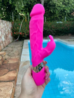 Pink Vibrador Ponto G e Clitóris com 7 Modos de Vibração