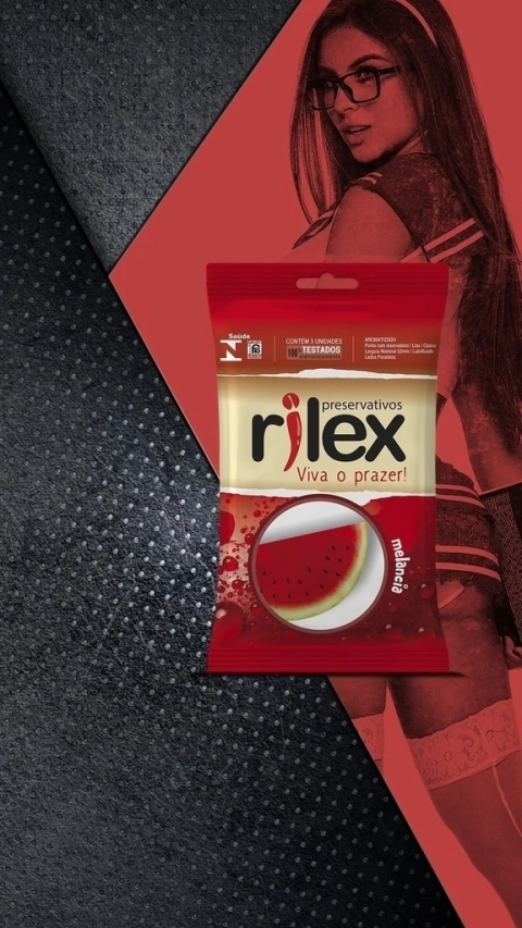 Preservativo Rilex Melancia 3 Unidades