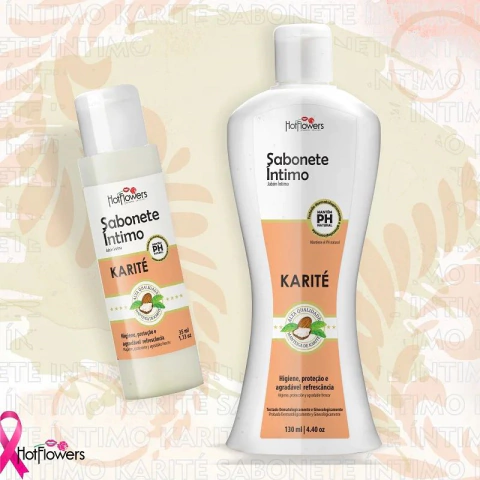 Sabonete Íntimo Manteiga de Karité Hot Flowers 35ml