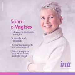 Vagisex Gel Lubrificante Íntimo e Hidratante Intravaginal INTT 30g - comprar online