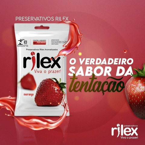 Camisinhas Rilex Beijáveis com 6 Unidades Lubrificadas