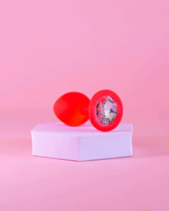 Plug P de Silicone com Pedra de Cristal - comprar online