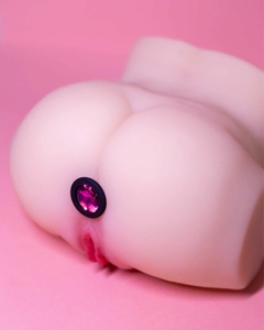Plug M de Silicone com Pedra de Cristal -  Uh La La Sex Shop Em Cuiabá 